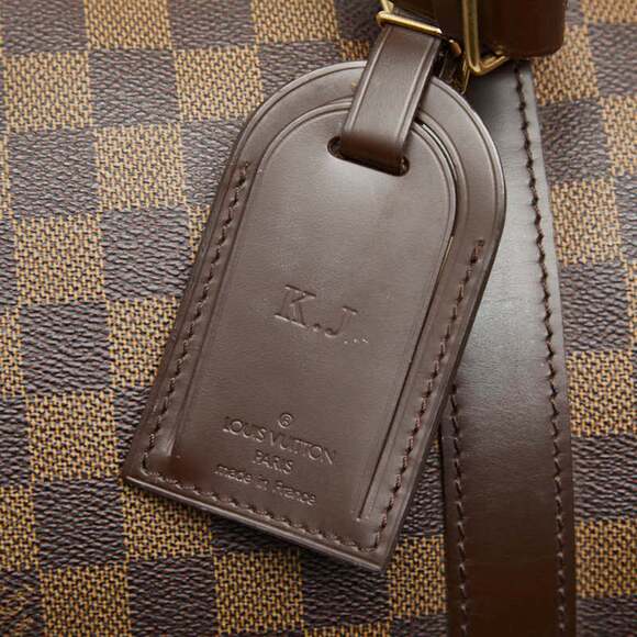 LOUIS VUITTON Brown Damier Leather Shoulder Bag